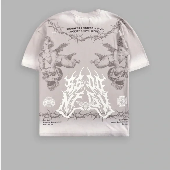 MESSENGERS "PREMIUM" OVERSIZED TEE IN CLAY